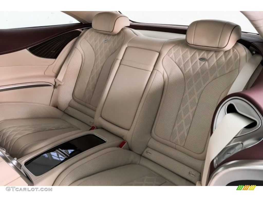 designo Silk Beige/Satin Red Pearl Interior 2019 Mercedes-Benz S 560 4Matic Coupe Photo #130641936