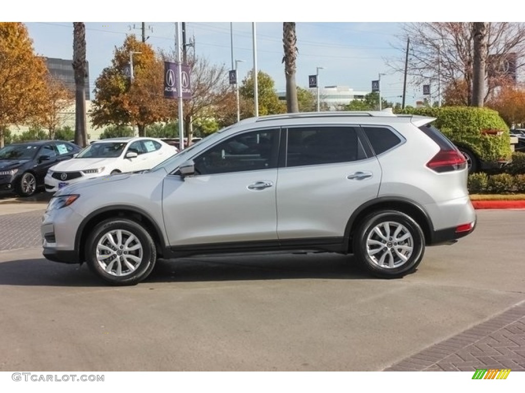 Brilliant Silver 2018 Nissan Rogue SV Exterior Photo #130642446