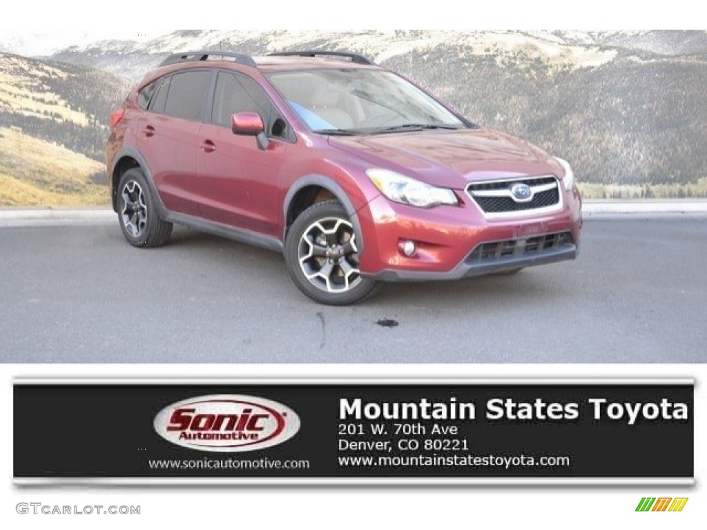 2013 XV Crosstrek 2.0 Limited - Venetian Red Pearl / Ivory photo #1