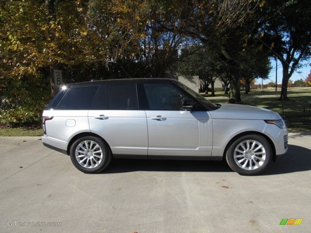 2019 Range Rover HSE - Indus Silver Metallic / Ebony/Ebony photo #6