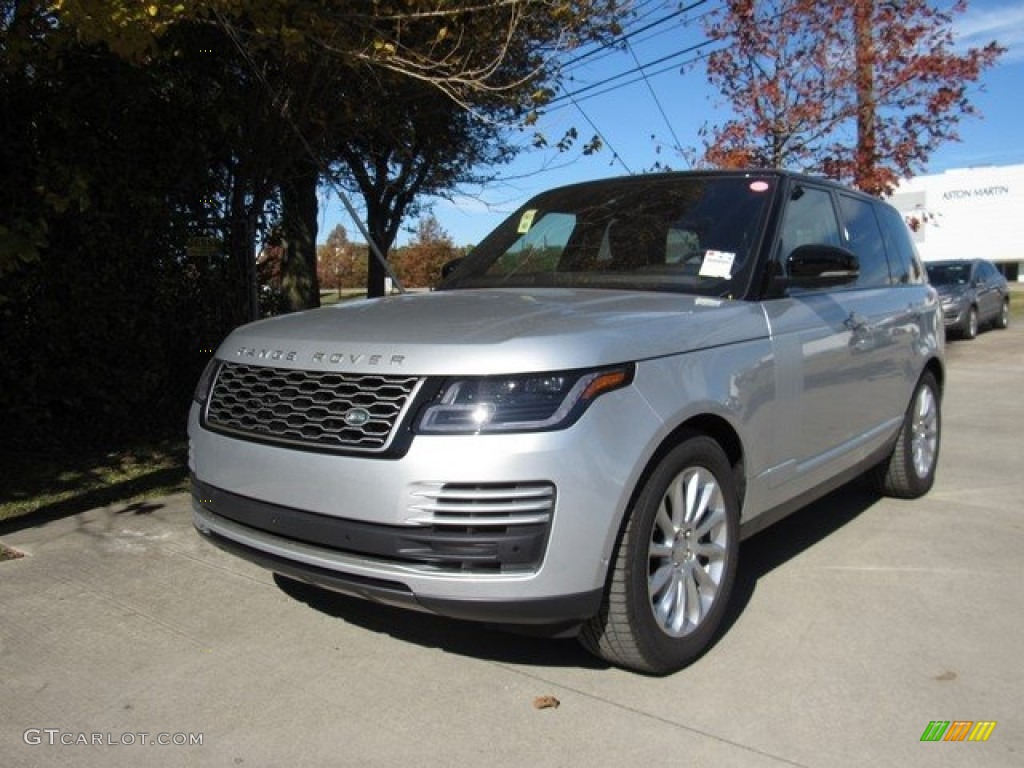 Indus Silver Metallic 2019 Land Rover Range Rover HSE Exterior Photo #130642830