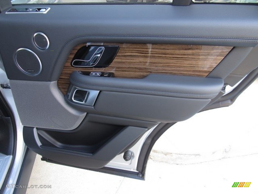 2019 Land Rover Range Rover HSE Ebony/Ebony Door Panel Photo #130643019