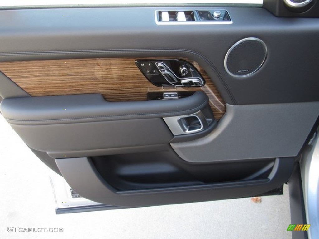 2019 Land Rover Range Rover HSE Ebony/Ebony Door Panel Photo #130643118