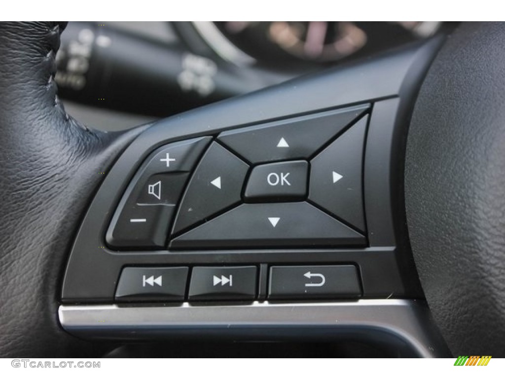 2018 Nissan Rogue SV Almond Steering Wheel Photo #130643121