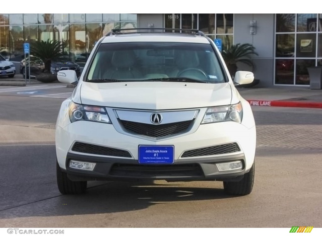 2011 MDX Technology - Aspen White Pearl / Parchment photo #2