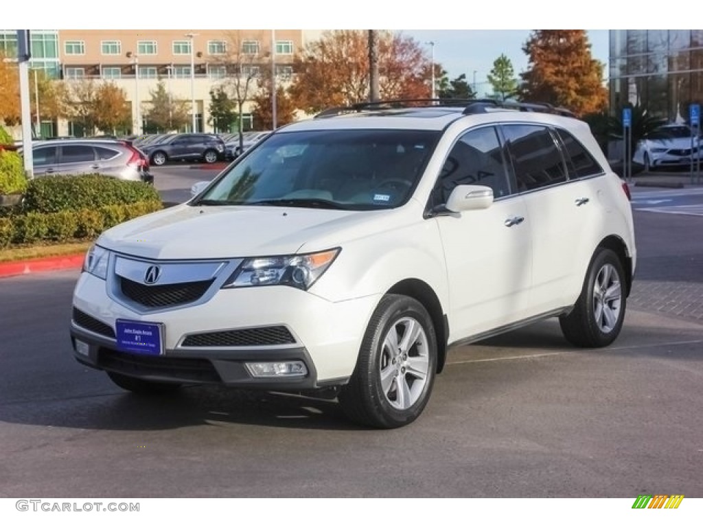 2011 MDX Technology - Aspen White Pearl / Parchment photo #3