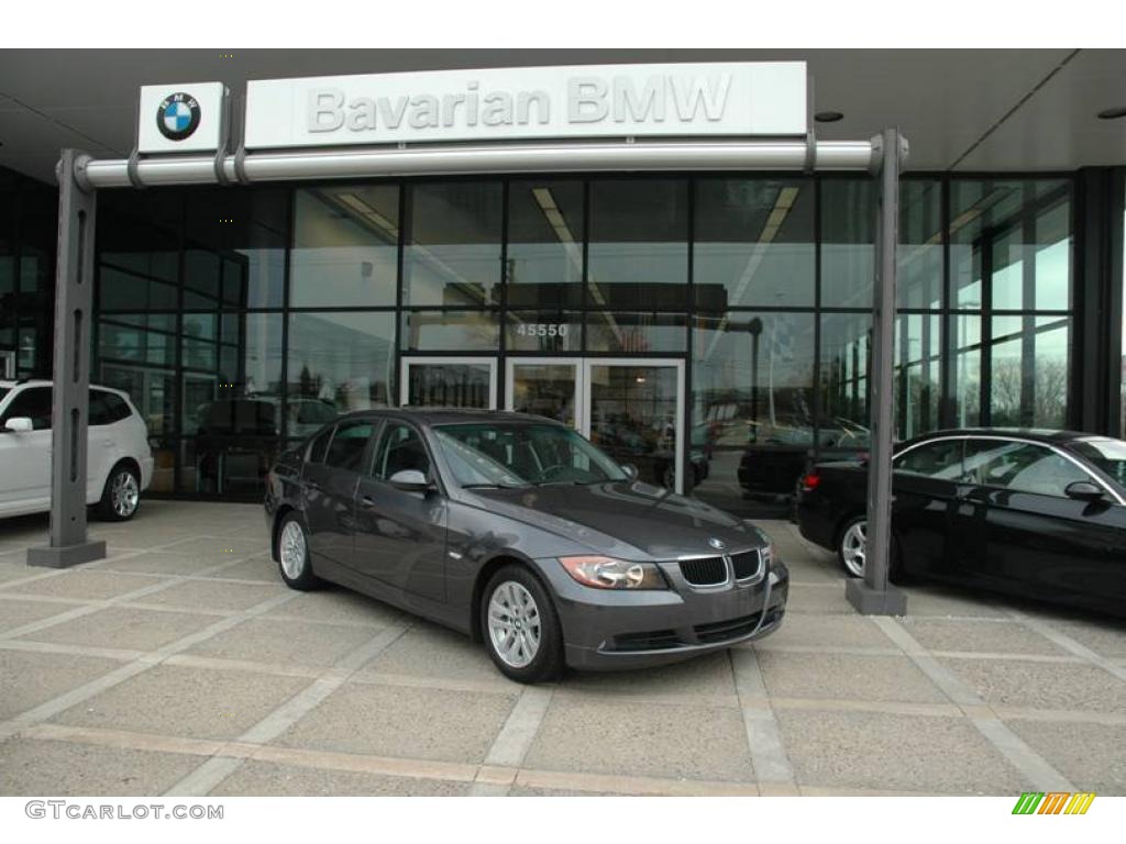 2006 3 Series 325i Sedan - Sparkling Graphite Metallic / Black Dakota Leather photo #10