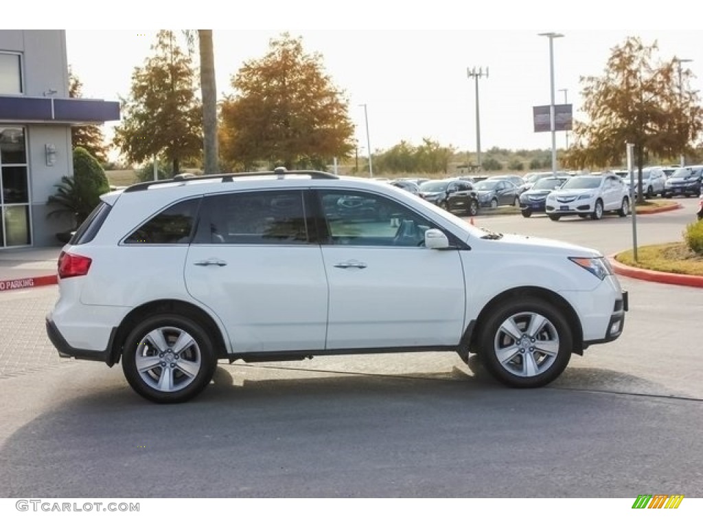 2011 MDX Technology - Aspen White Pearl / Parchment photo #8