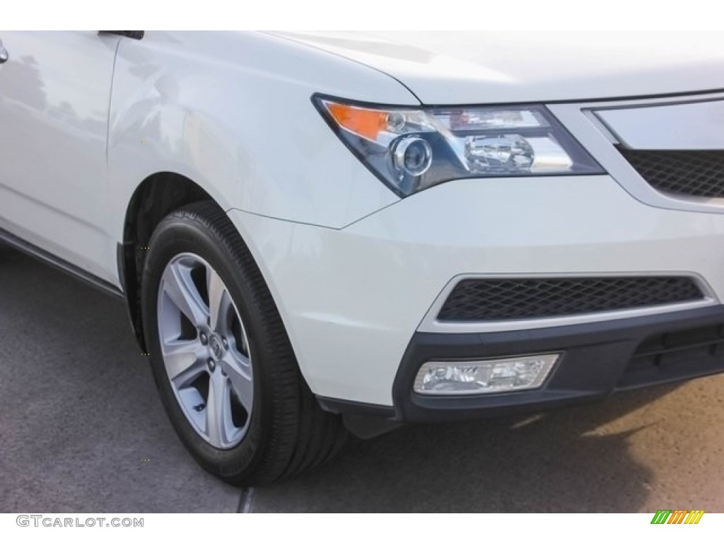 2011 MDX Technology - Aspen White Pearl / Parchment photo #10