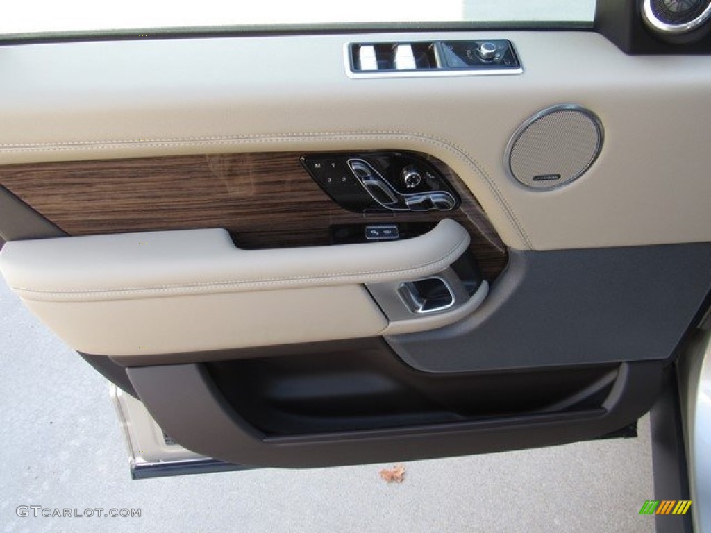 2019 Land Rover Range Rover HSE Espresso/Almond Door Panel Photo #130644714