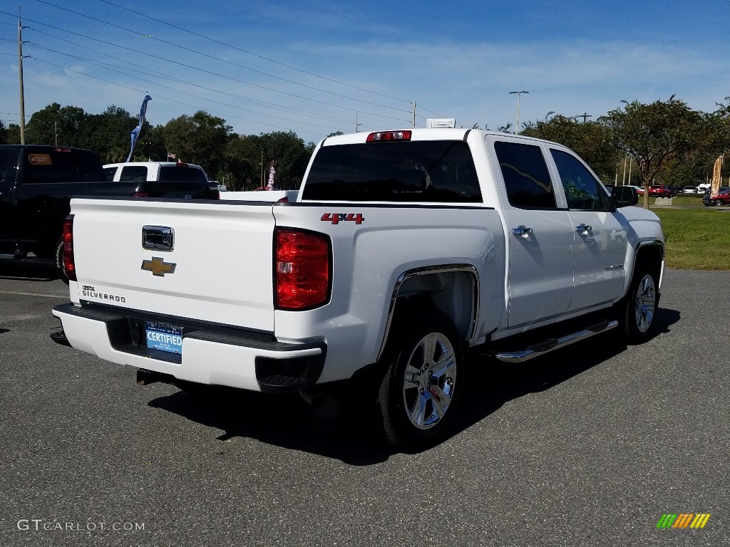 2018 Silverado 1500 Custom Crew Cab 4x4 - Summit White / Dark Ash/Jet Black photo #5