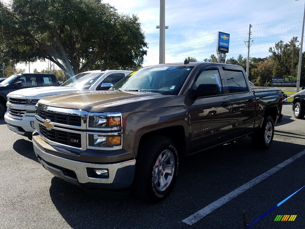 2014 Silverado 1500 LT Crew Cab - Brownstone Metallic / Cocoa/Dune photo #1