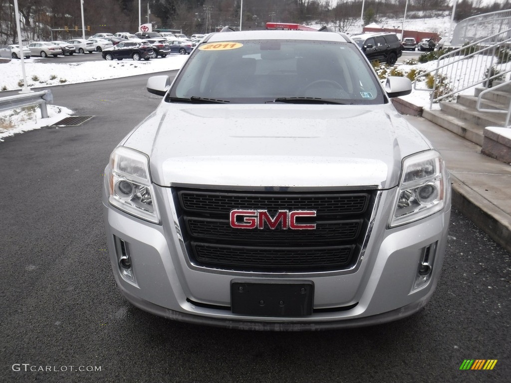 2011 Terrain SLT AWD - Quicksilver Metallic / Jet Black photo #5