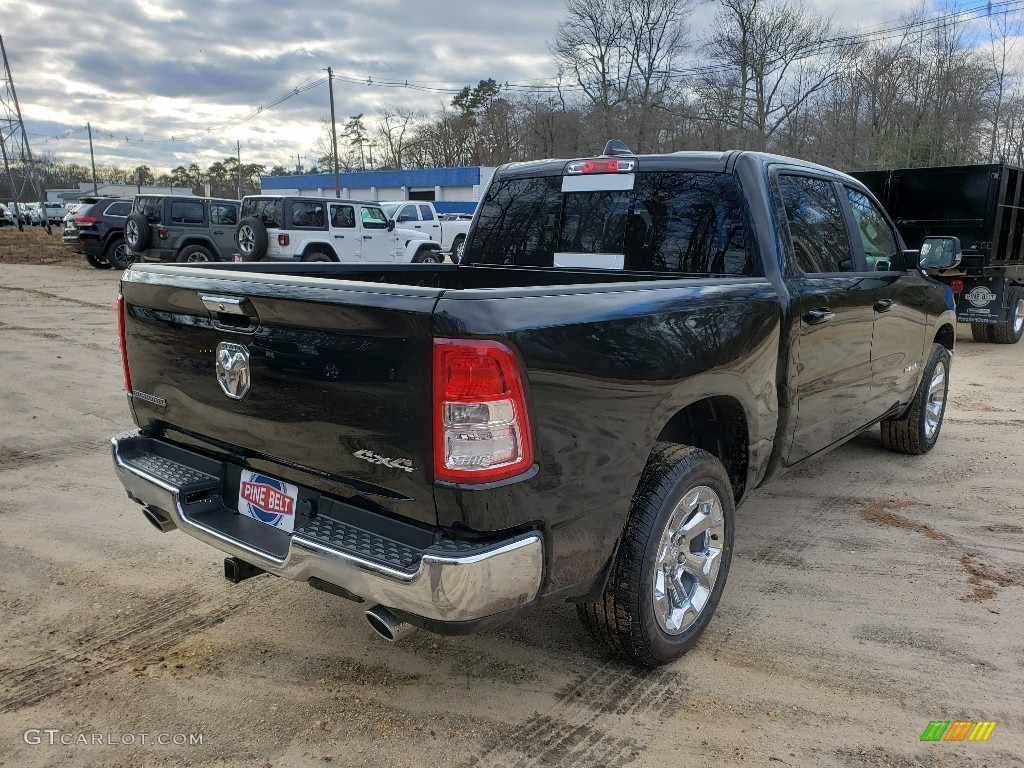 2019 1500 Big Horn Crew Cab 4x4 - Diamond Black Crystal Pearl / Black photo #4