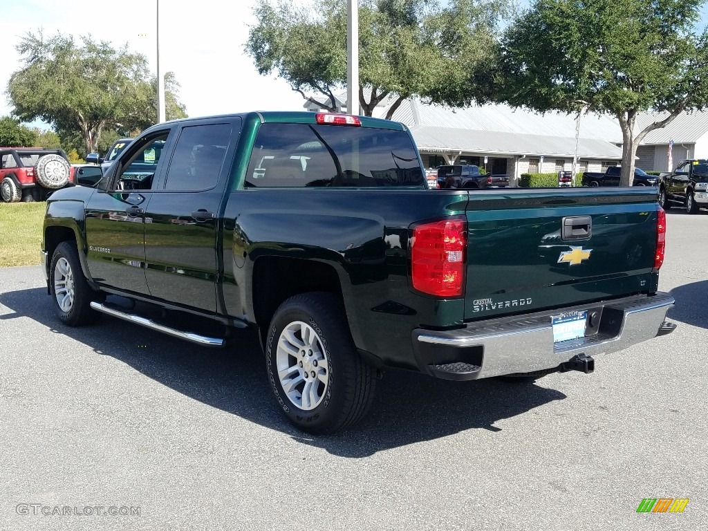 2014 Silverado 1500 LT Crew Cab - Rainforest Green Metallic / Cocoa/Dune photo #3