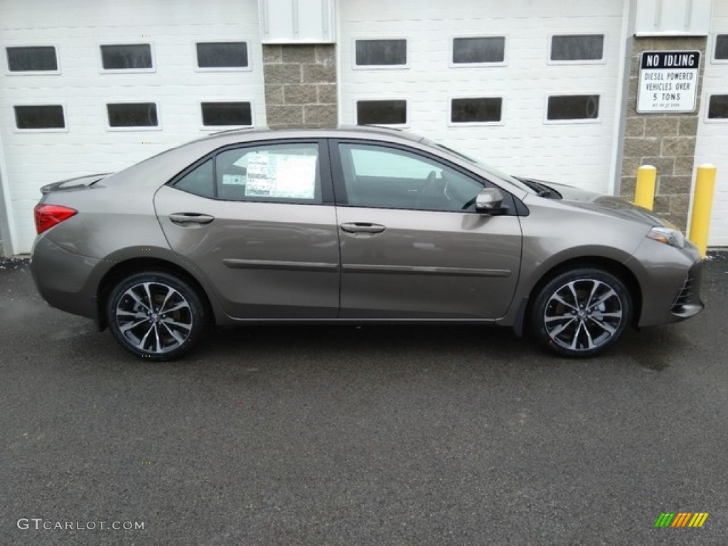 2019 Corolla SE - Falcon Gray metallic / Black photo #2