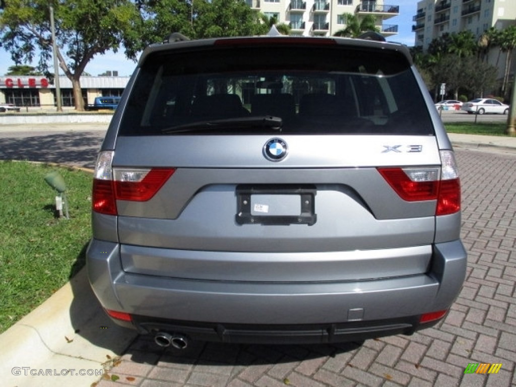 2008 X3 3.0si - Silver Grey Metallic / Grey photo #7