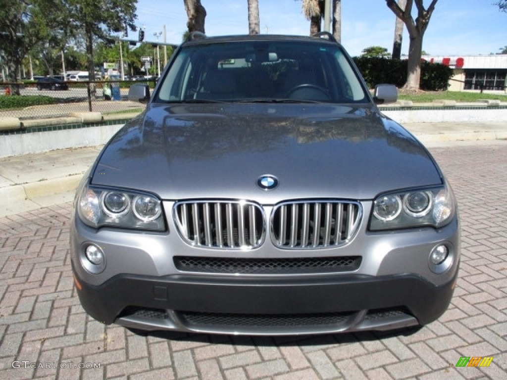 2008 X3 3.0si - Silver Grey Metallic / Grey photo #15