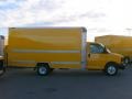 2006 Yellow GMC Savana Cutaway 3500 Commercial Moving Truck  photo #3