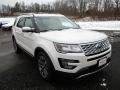 2016 White Platinum Metallic Tri-Coat Ford Explorer Platinum 4WD  photo #16