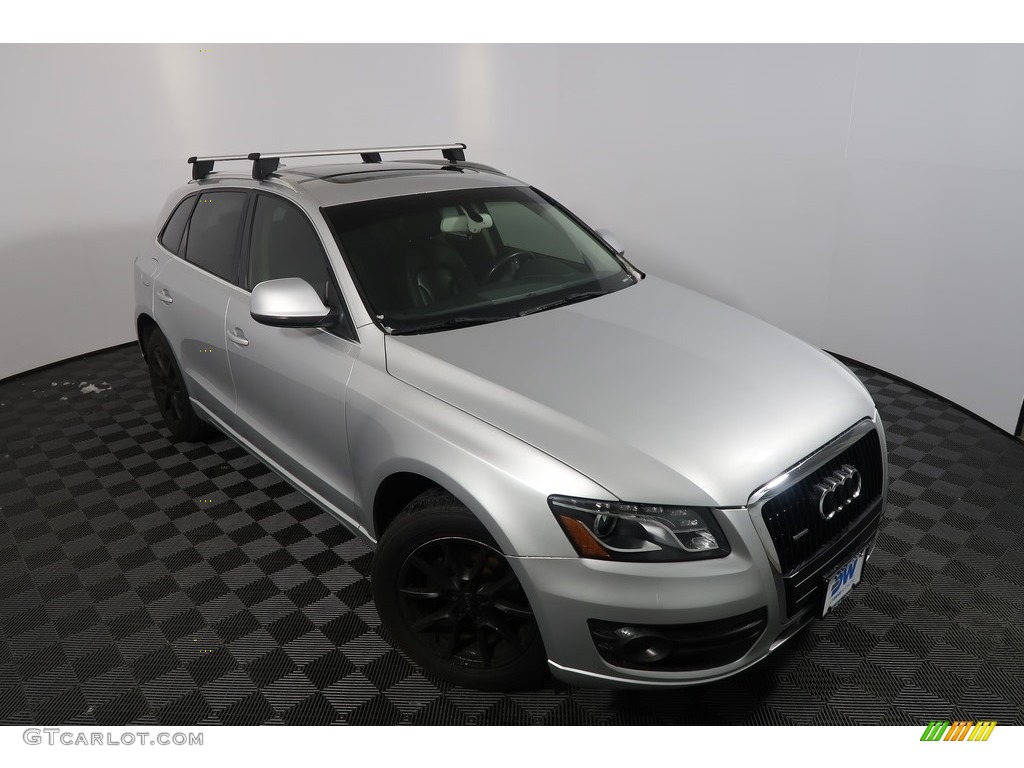 2009 Q5 3.2 Premium quattro - Ice Silver Metallic / Black photo #2