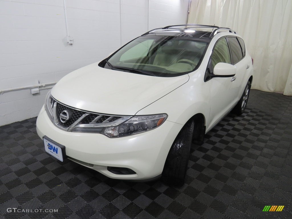 2012 Murano LE - Pearl White / Beige photo #11