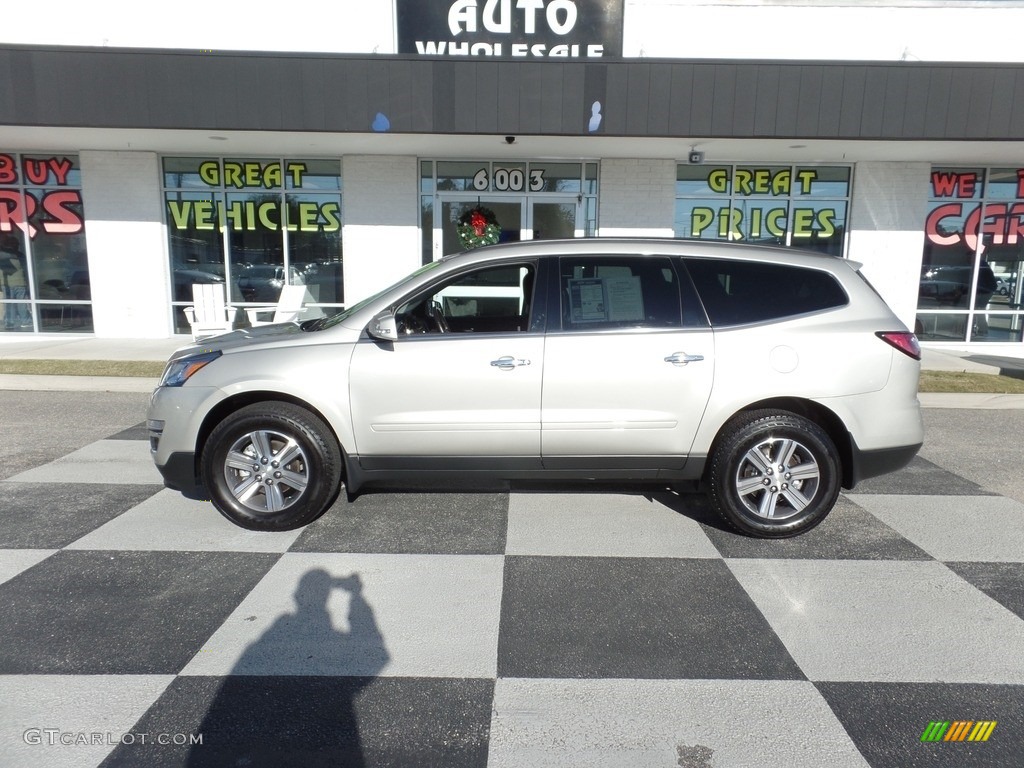 2017 Traverse LT - Champagne Silver Metallic / Ebony photo #1