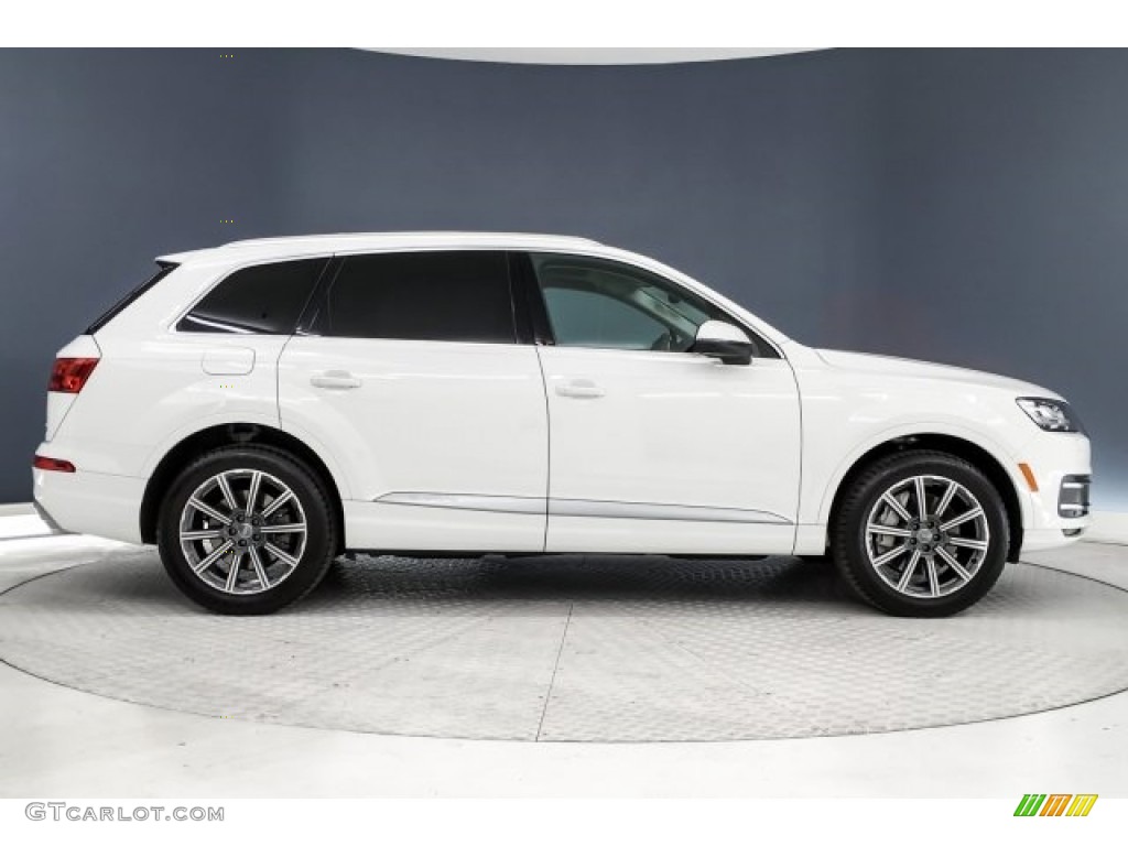 Carrara White 2018 Audi Q7 2.0 TFSI Premium Plus quattro Exterior Photo #130655706