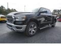 2019 Diamond Black Crystal Pearl Ram 1500 Laramie Crew Cab 4x4  photo #3