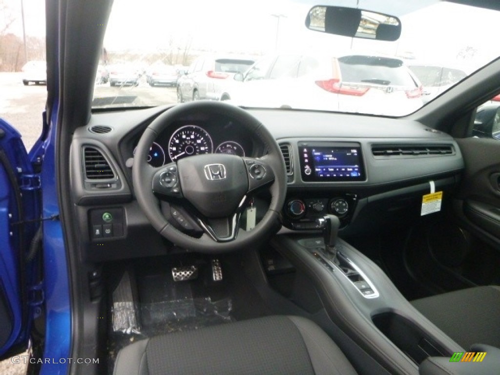 Black Interior 2019 Honda HR-V Sport AWD Photo #130657655