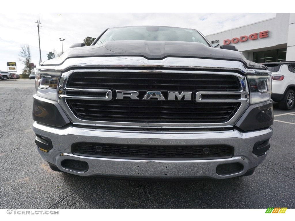 2019 1500 Big Horn Crew Cab 4x4 - Granite Crystal Metallic / Black/Diesel Gray photo #2