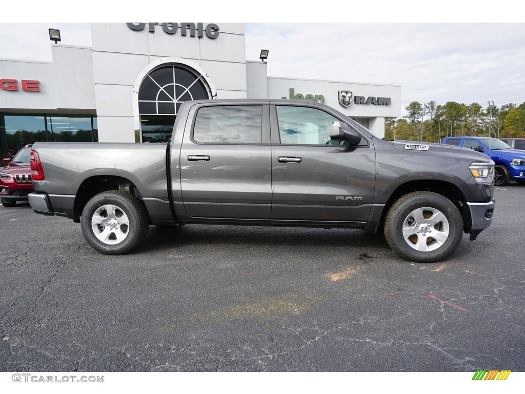 2019 1500 Big Horn Crew Cab 4x4 - Granite Crystal Metallic / Black/Diesel Gray photo #11