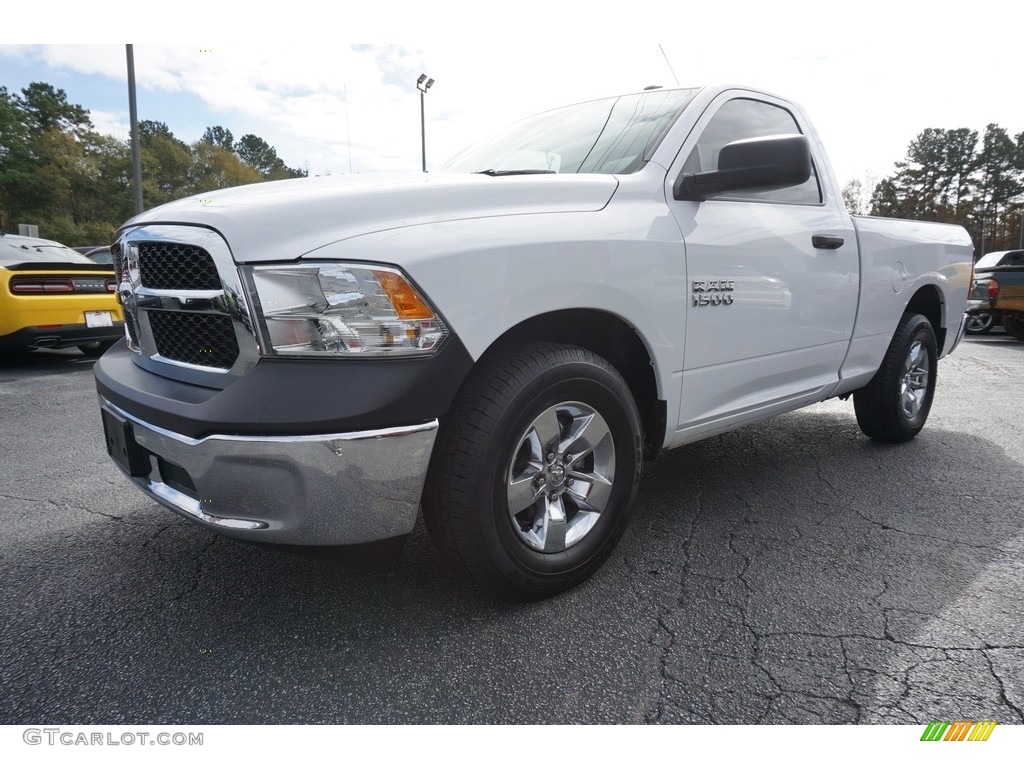 2018 1500 Tradesman Regular Cab - Bright White / Black/Diesel Gray photo #3
