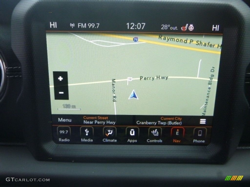 2019 Jeep Wrangler Unlimited Sahara 4x4 Navigation Photo #130659182