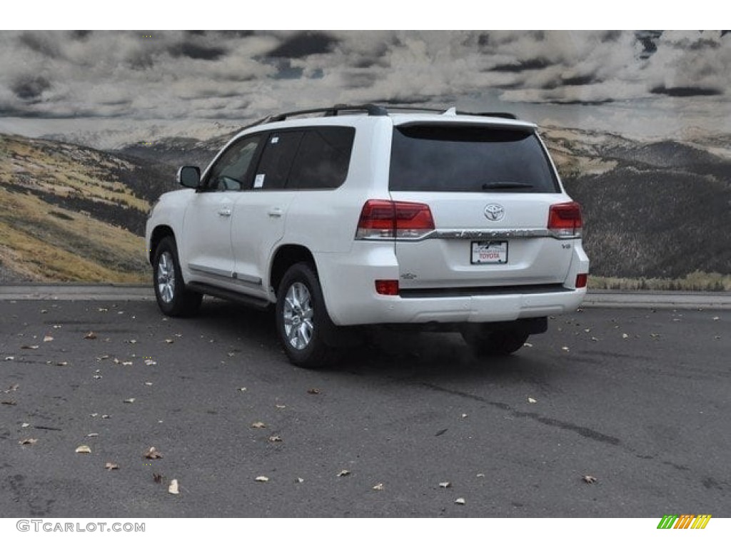 2019 Land Cruiser 4WD - Blizzard White Pearl / Black photo #3