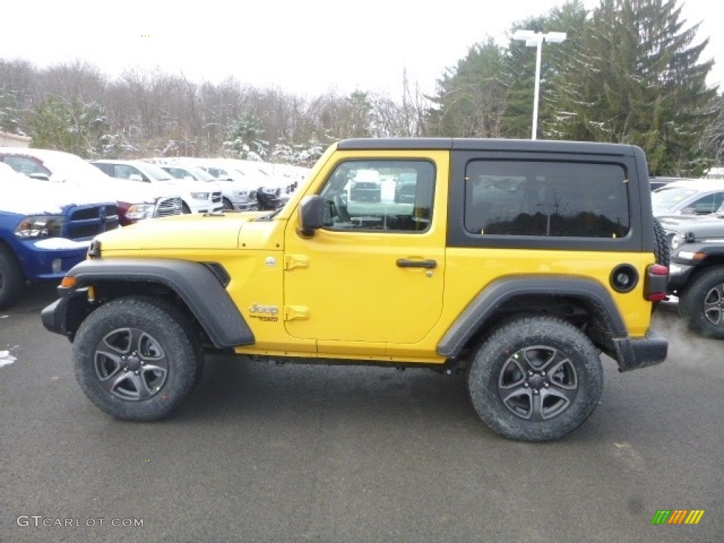 Hellayella 2019 Jeep Wrangler Sport 4x4 Exterior Photo #130659344