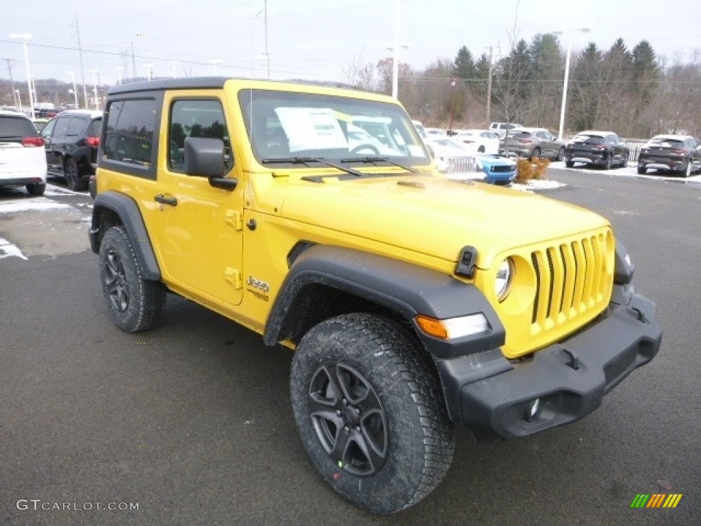 Hellayella 2019 Jeep Wrangler Sport 4x4 Exterior Photo #130659461