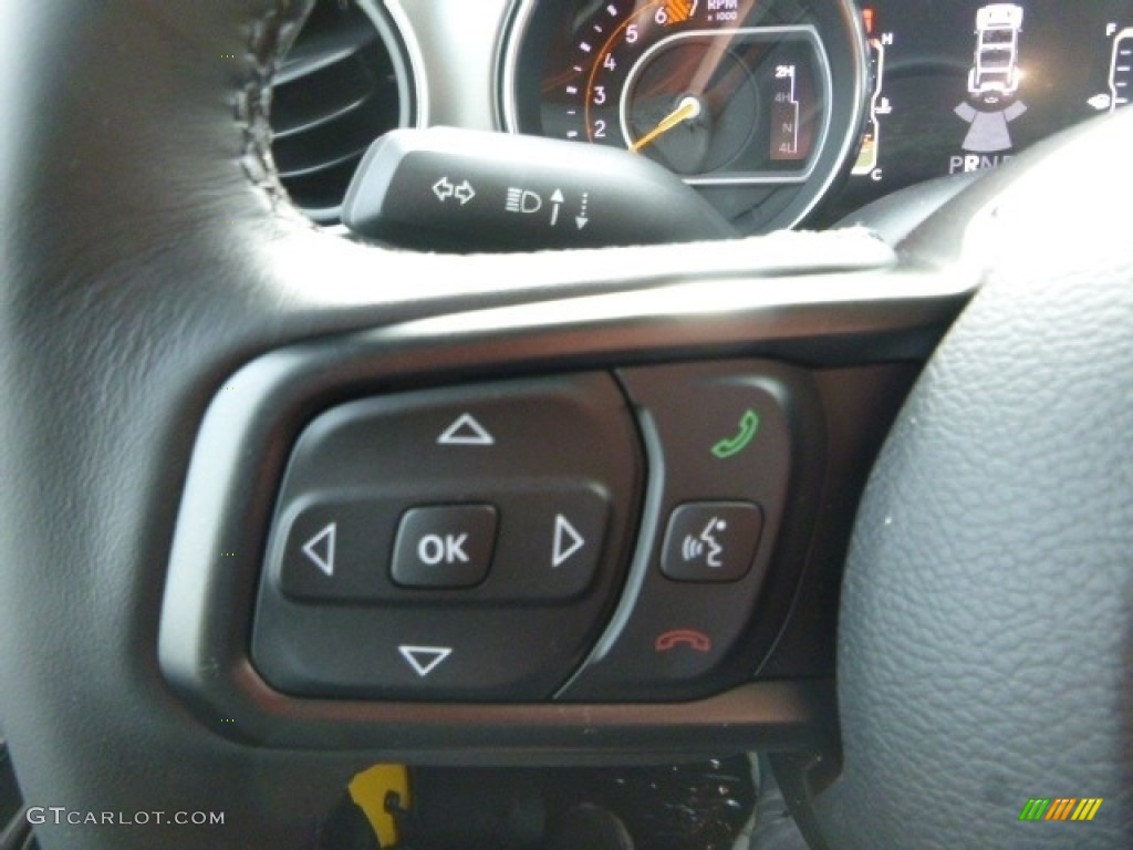 2019 Jeep Wrangler Sport 4x4 Black Steering Wheel Photo #130659746