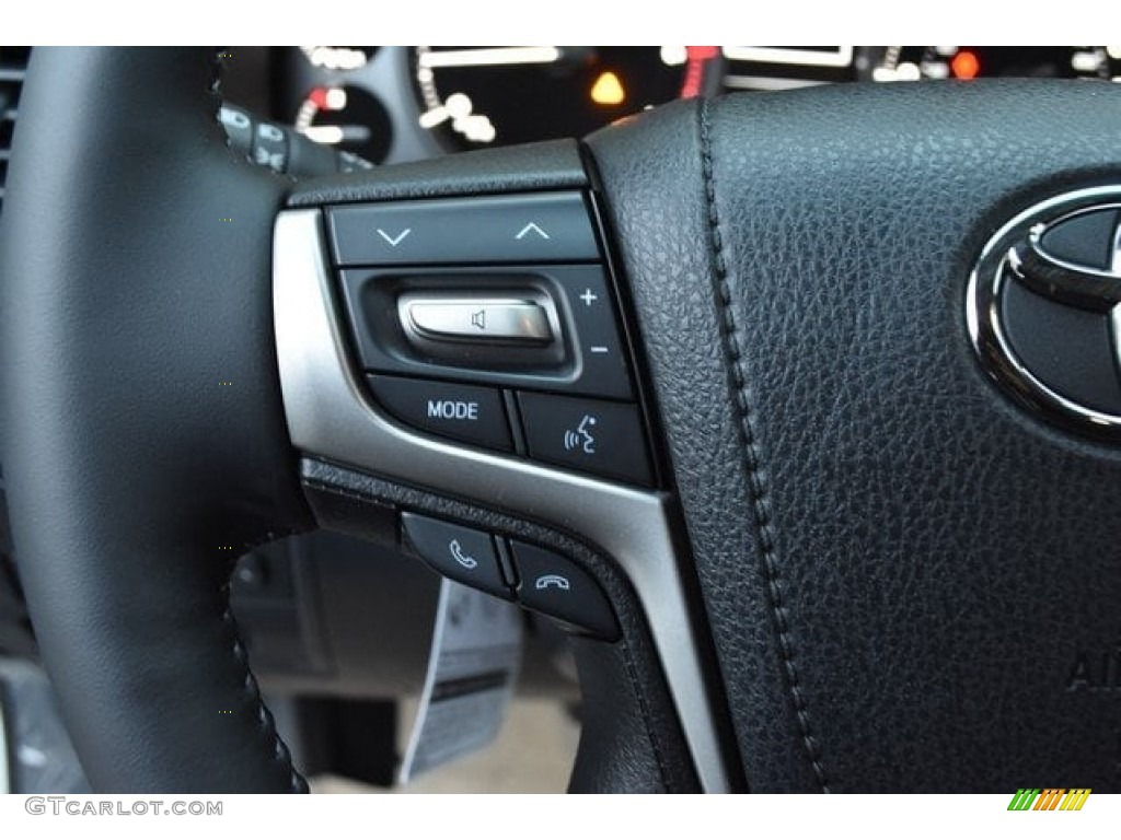 2019 Toyota Land Cruiser 4WD Black Steering Wheel Photo #130659989