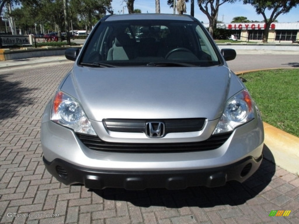 2009 CR-V LX - Alabaster Silver Metallic / Gray photo #15