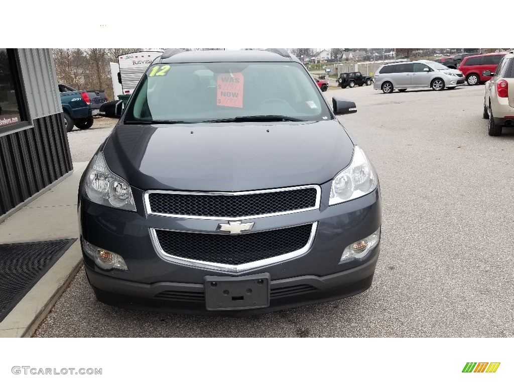 2012 Traverse LT AWD - Cyber Gray Metallic / Dark Gray/Light Gray photo #7