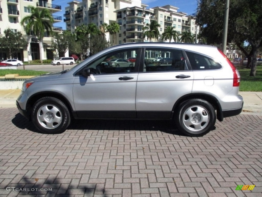 2009 CR-V LX - Alabaster Silver Metallic / Gray photo #38