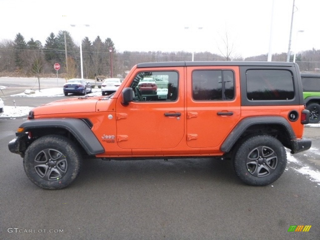 Punk'n Metallic 2019 Jeep Wrangler Unlimited Sport 4x4 Exterior Photo #130661567