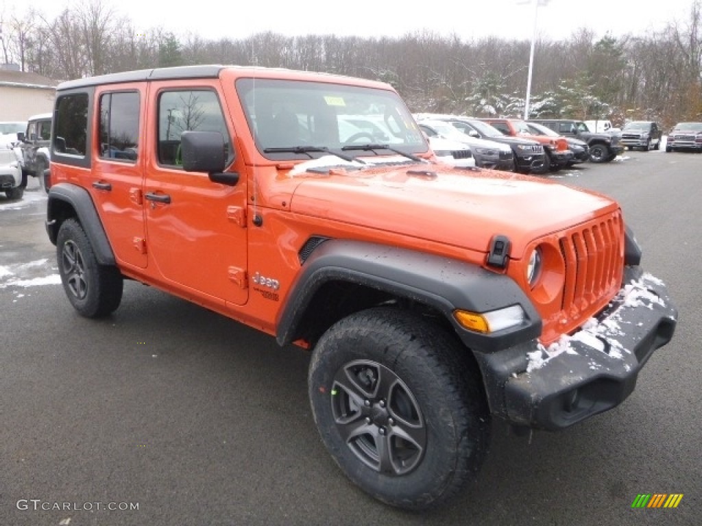 Punk'n Metallic 2019 Jeep Wrangler Unlimited Sport 4x4 Exterior Photo #130661675