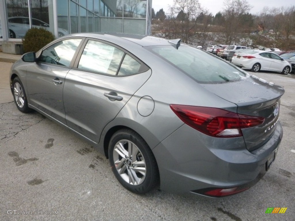 2019 Elantra SEL - Machine Gray / Gray photo #6