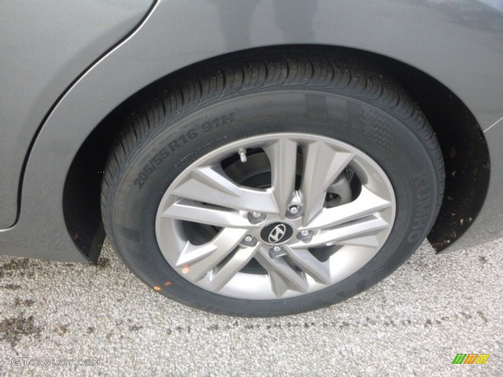 2019 Elantra SEL - Machine Gray / Gray photo #7