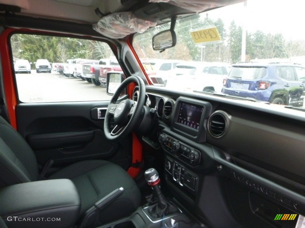 2019 Jeep Wrangler Unlimited Sport 4x4 Black Dashboard Photo #130661744