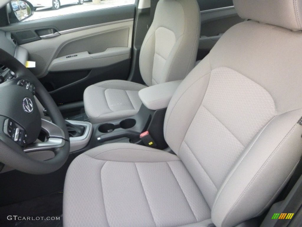 2019 Elantra SEL - Machine Gray / Gray photo #11