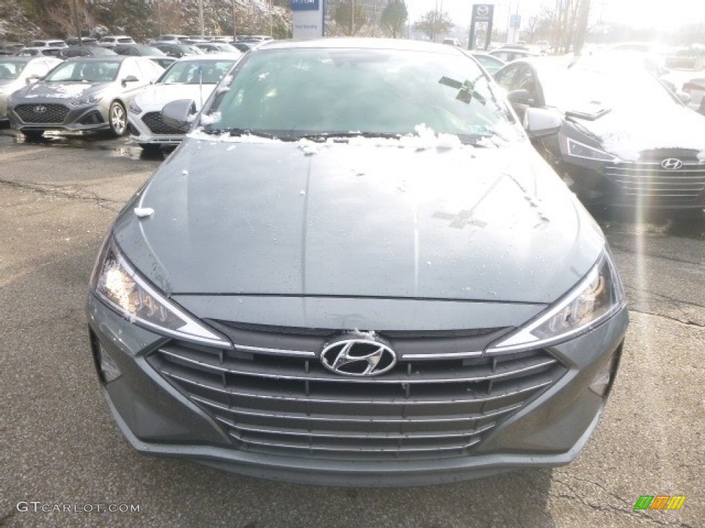 2019 Elantra SEL - Machine Gray / Black photo #4