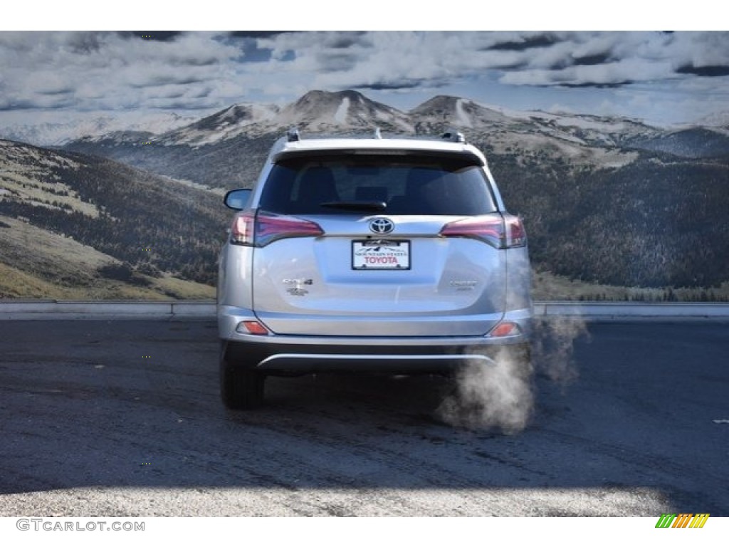 2018 RAV4 Limited AWD - Silver Sky Metallic / Black photo #4